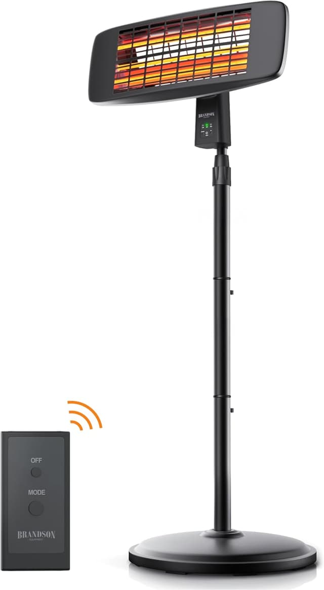 Detalle de Brandson Wickeltisch Heizstrahler 2000 W