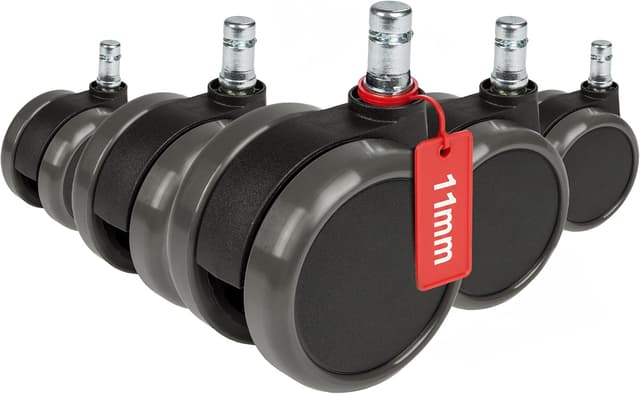 Detalle 2 de hjh OFFICE 619023 5x rotelle ROLO FIX 50 mm