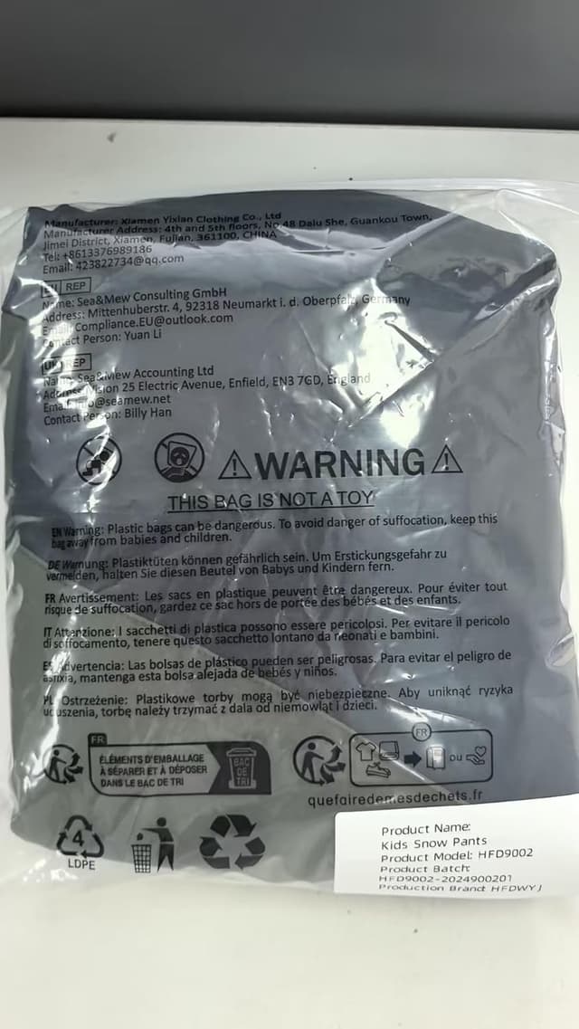 Thumbnail 5 de HFDWYJ Kinder Softshellhose Skihose für Jungen