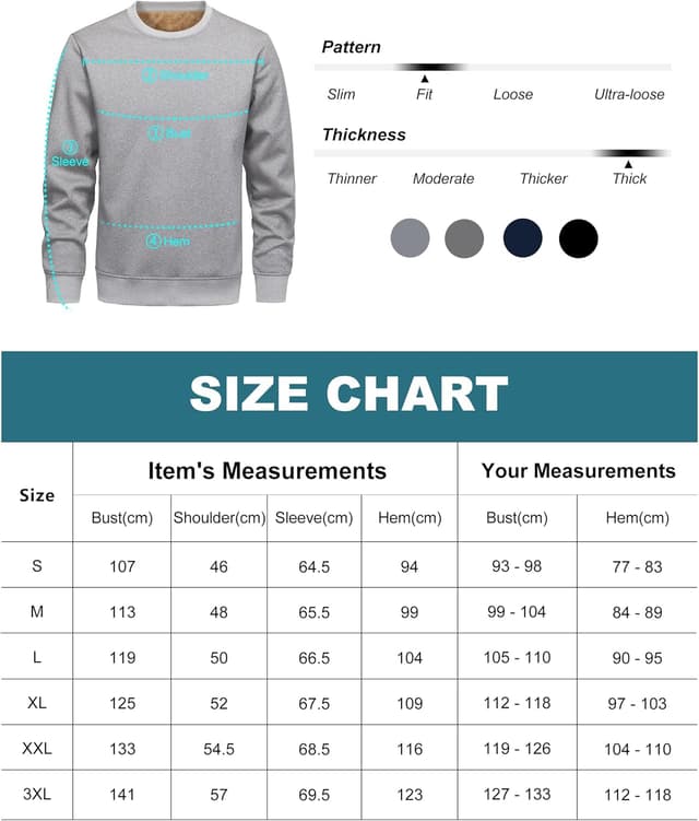 Thumbnail 5 de Libin Sweat-Shirt homme chaud sans capuche