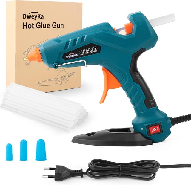 Detalle de Dweyka Pistola Silicona Caliente Doble Temperatura 60/100W