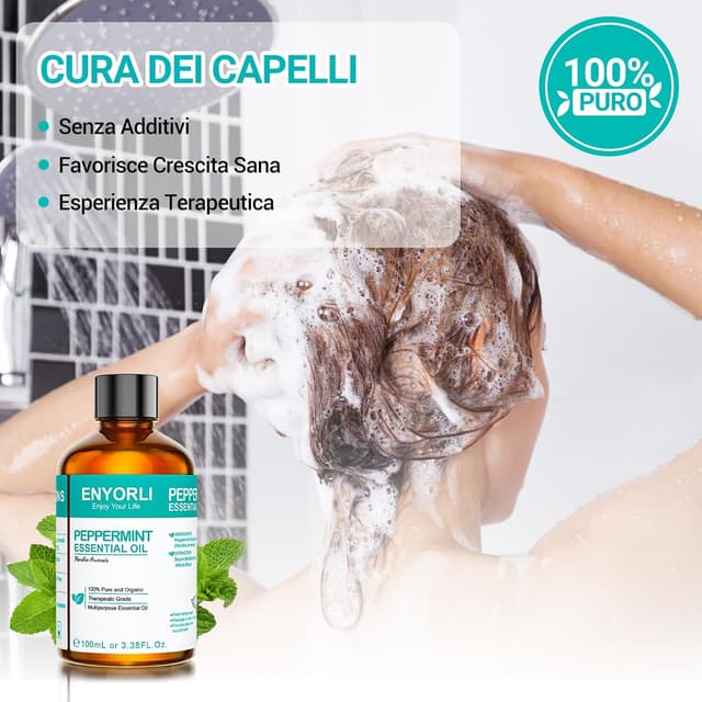 Detalle 2 de ENYORLI olio essenziale menta piperita 100 ml