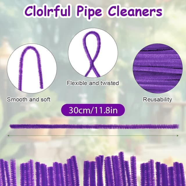 Thumbnail 1 de Ainiv 300PCS Pipe Cleaners 30cm pack