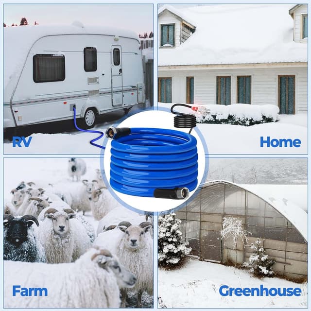 Thumbnail 6 de HOHOMETIC 100FT Heated Water Hose for RV