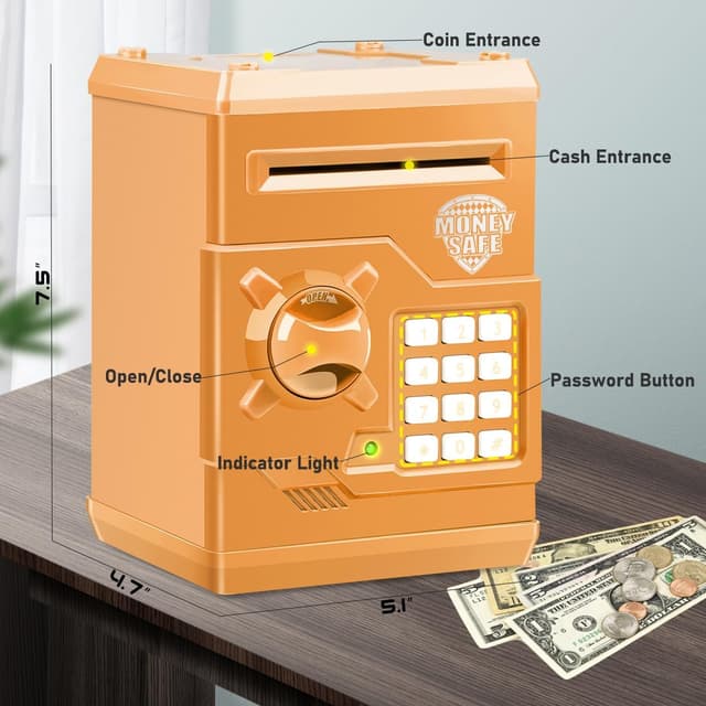 Thumbnail 1 de Qwifyu Piggy Bank Electronic Safe