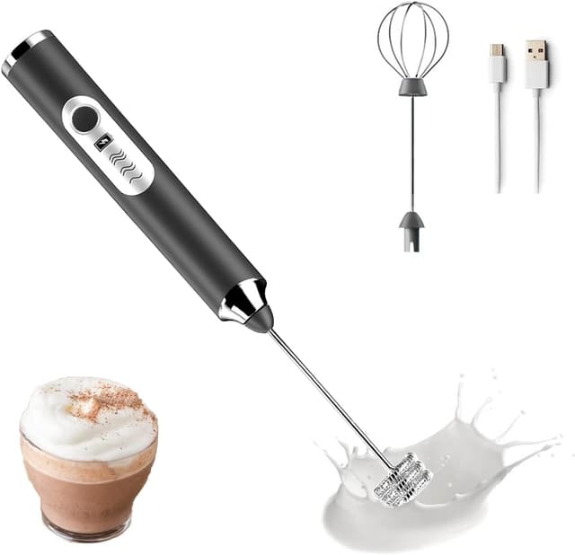 Detalle de Milk Frother USB Rechargeable Handheld Whisk