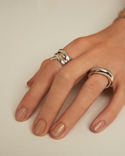 Detalle de SINGULARU Anillo Double Cross talla 16 💍