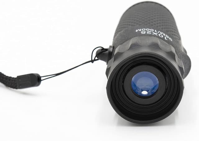 Detalle de Technaxx TX-176 Monokular 10x25 – kompakt für Wandern, Jagd und Vogelbeobachtung