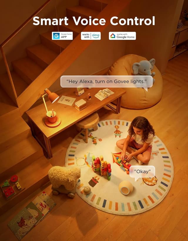 Detalle 2 de Govee A19 Smart Light Bulbs 800 Lumens 🎚