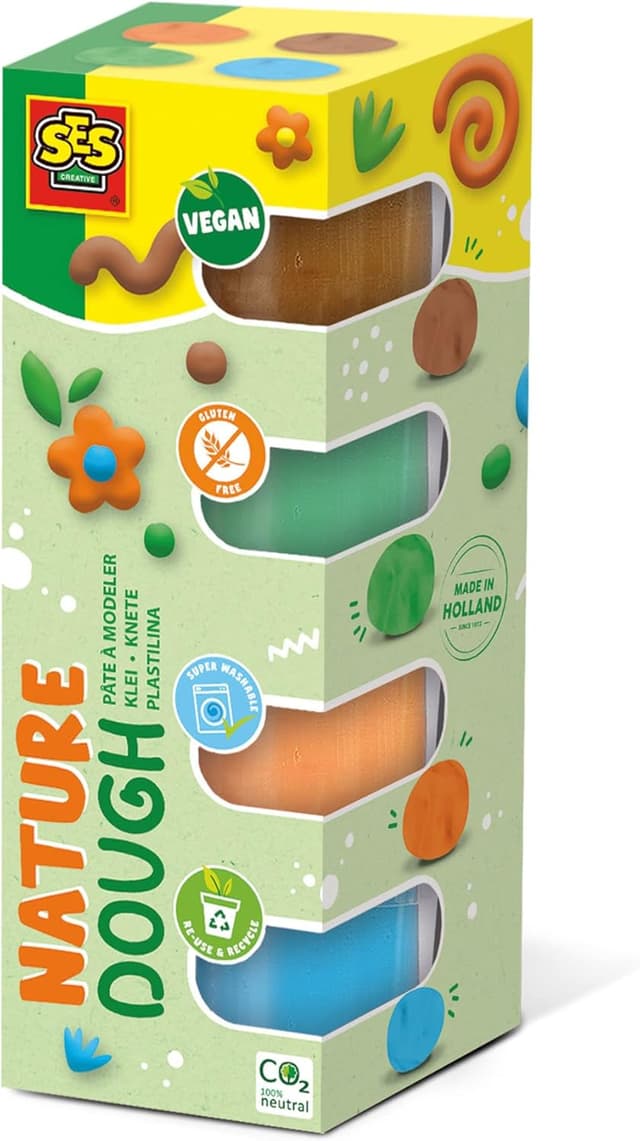 Thumbnail 6 de SES Creative 00512 Pâte à modeler 4x90 g 🎨