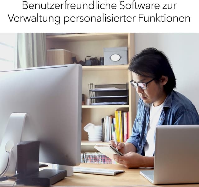 Detalle de NETGEAR GS308E Managed Switch (8-Port Gigabit) für VLAN, QoS und IGMP Snooping