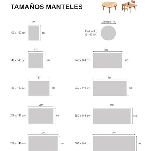 Thumbnail 3 de ECOMMERC3 Mantel antimanchas 300×140 cm 🧵