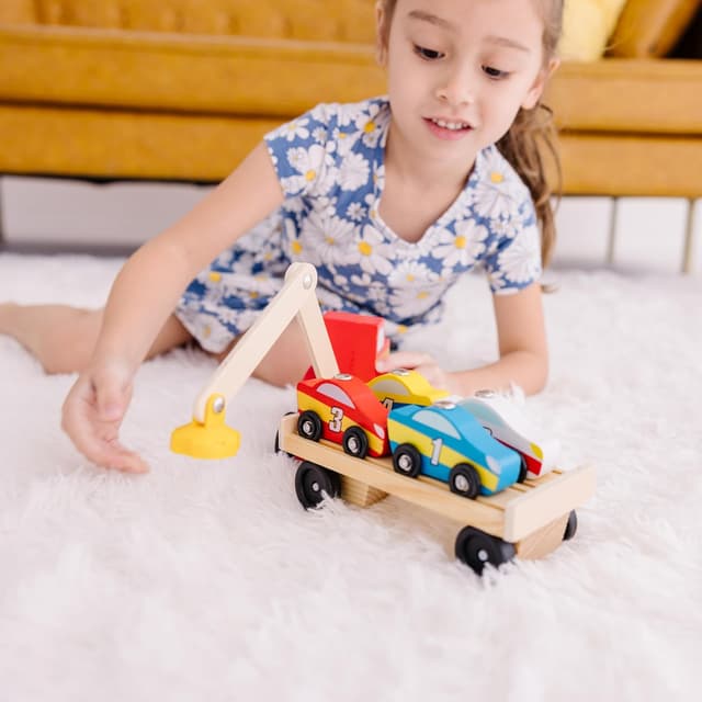 Thumbnail 6 de Melissa & Doug Magnetic Car Loader 3+