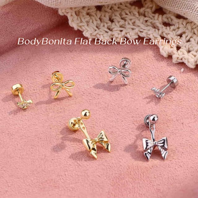 Thumbnail 5 de Bodybonita Schleife Ohrringe Silber 925