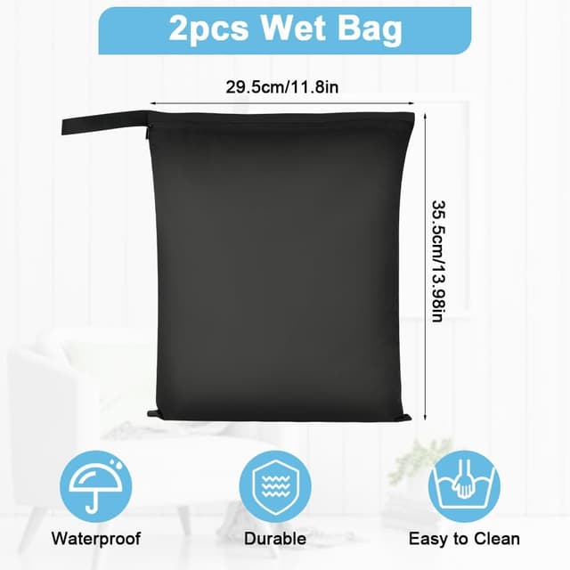 Detalle 2 de AOOSA wet bags 2 pack waterproof