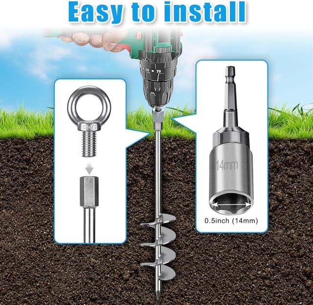 Detalle 2 de BeneLabel Zeltheringe Erdanker 47 cm