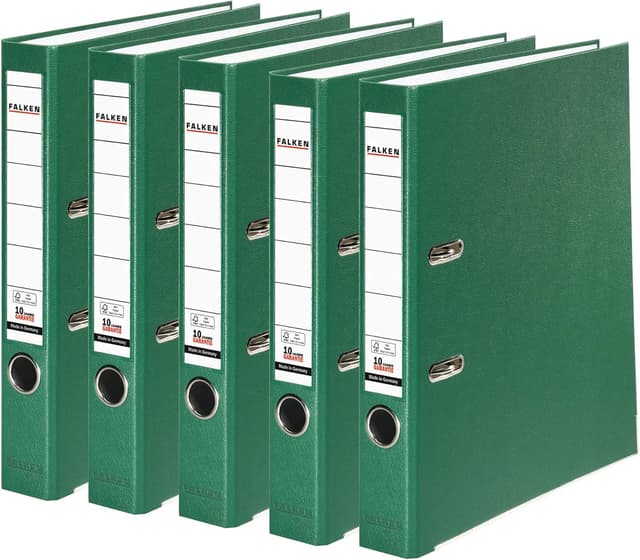 Imagen de Falken Original Kunststoff-Ordner 5er Pack grün DIN A4 en OfertitasTOP