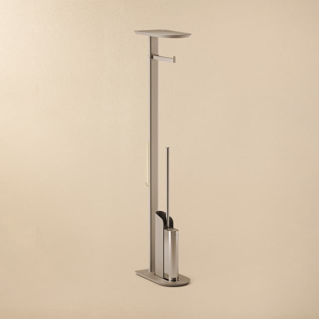 Detalle de Cosmic Escobillero portarrollos de suelo Flat 🚽