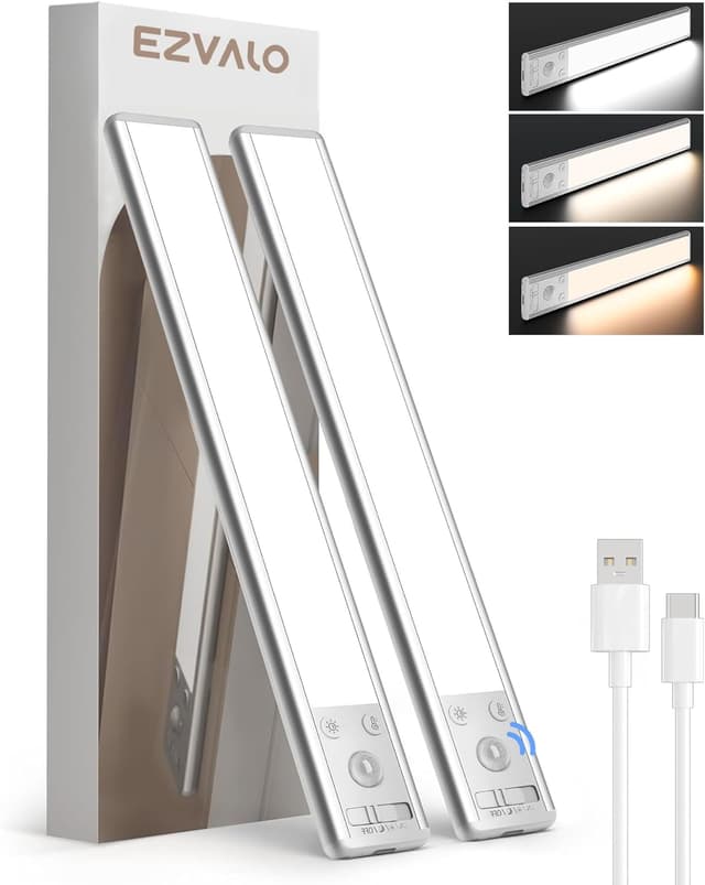 Imagen de EZVALO Schrankbeleuchtung LED 25CM 2400mAh en OfertitasTOP