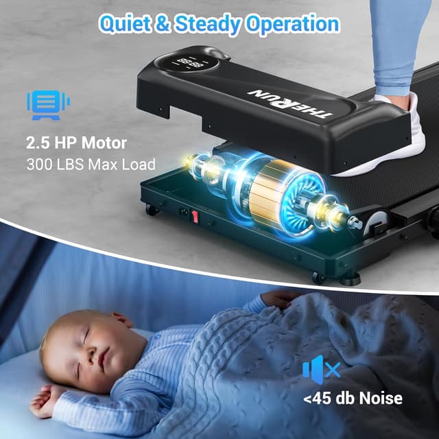 Thumbnail 1 de THERUN Tapis Roulant Pliable 10 KMH