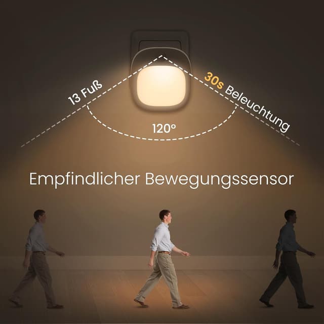 Detalle 2 de Nachtlicht mit Bewegungsmelder 2 Stück