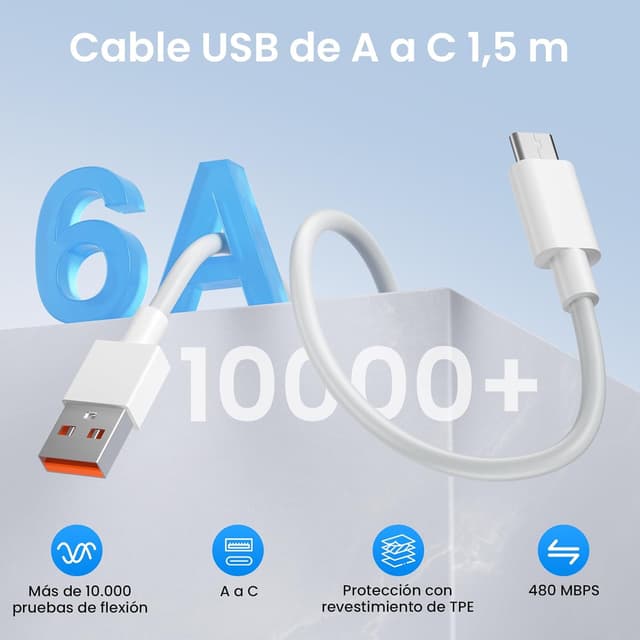Thumbnail 5 de Cargador 90W Carga rápida USB-C para Xiaomi y Redmi