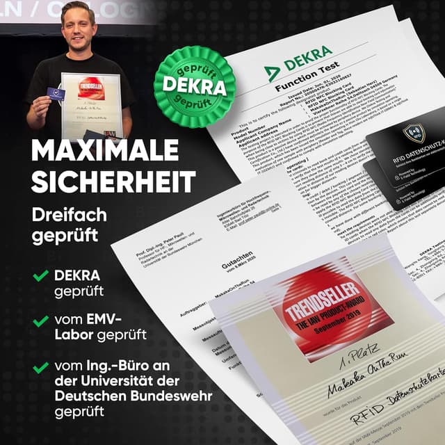 Detalle 2 de MakakaOnTheRun RFID Blocker Karte 0,8 mm