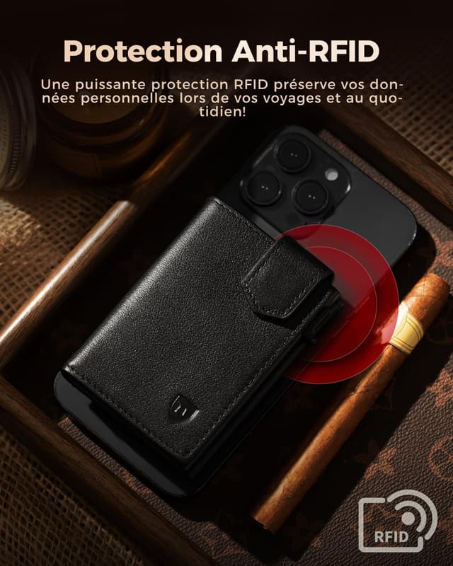 Thumbnail 5 de LORZOR Portefeuille Homme RFID slim 2 cm