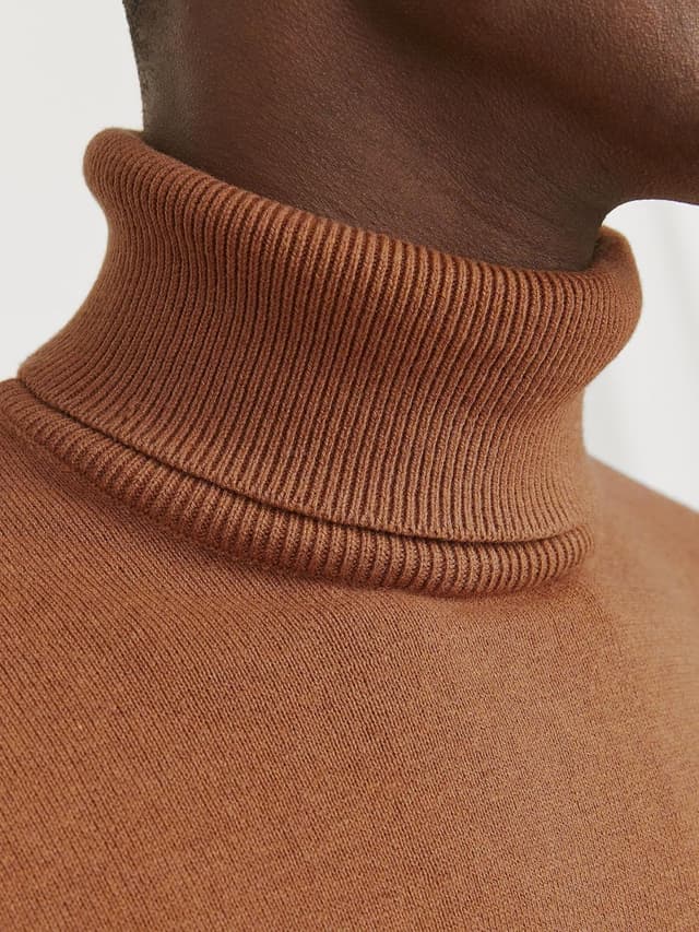 Thumbnail 5 de JACK & JONES Emil Knit Roll Neck Jumper Rollkragenpullover