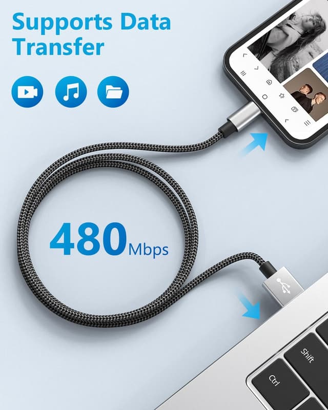 Thumbnail 6 de IDISON Cable iPhone USB Pack 5 cables