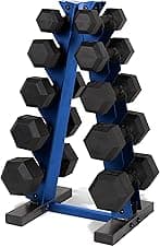 Imagen de CAP 150 LB Coated Hex Dumbbell Set ⚙ en OfertitasTOP