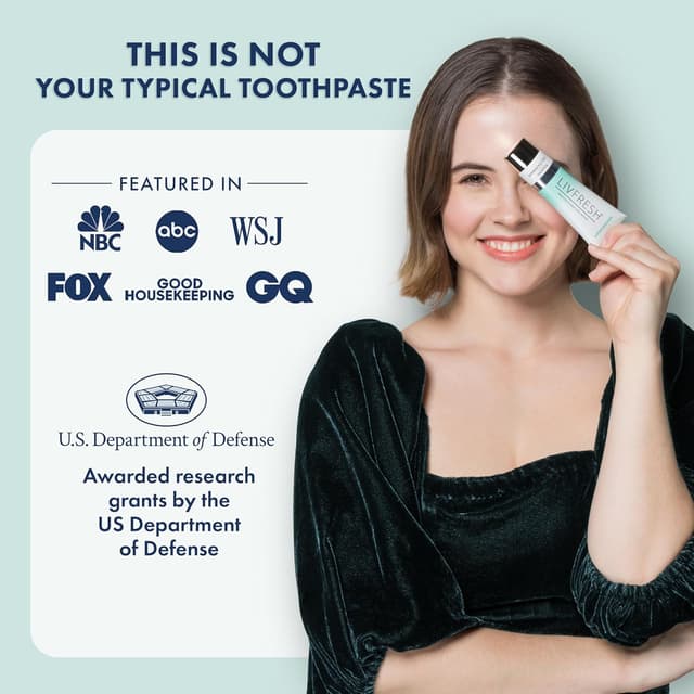 Thumbnail 5 de LIVFRESH Toothpaste Gel 3-Pack — Wintergreen toothpaste 🪥