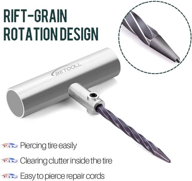 Thumbnail 2 de BETOOLL 24-Piece Tire Repair Kit for Tubeless Tires