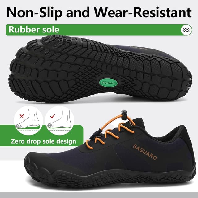 Detalle de SAGUARO Barefoot Shoes: scarpe trekking minimaliste e trail running leggere per uomo e donna