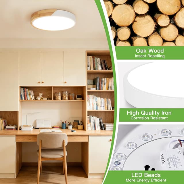 Thumbnail 2 de Kimjo 24W Lámpara LED Techo Redonda 2400LM