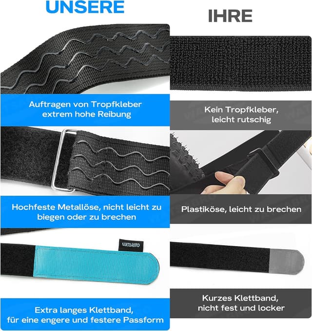 Thumbnail 4 de WATSABRO Fahrradträger Gurte 4 Stück