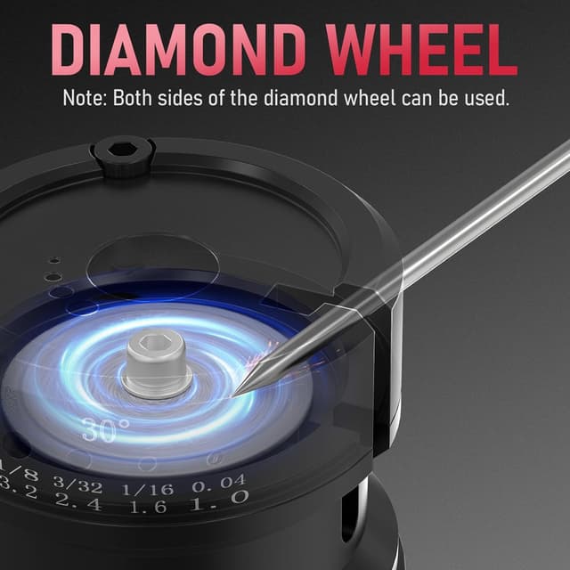 Detalle 1 de YESWELDER Tungsten Sharpener 3 angles 110V