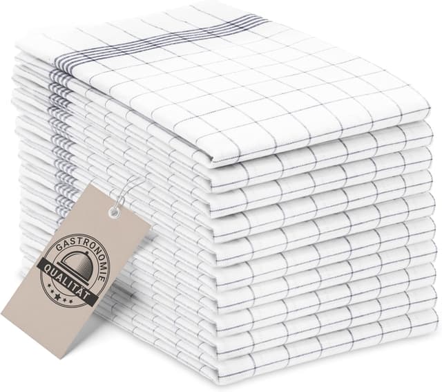 Detalle de ZOLLNER 10er Set Geschirrtücher 50x70 cm