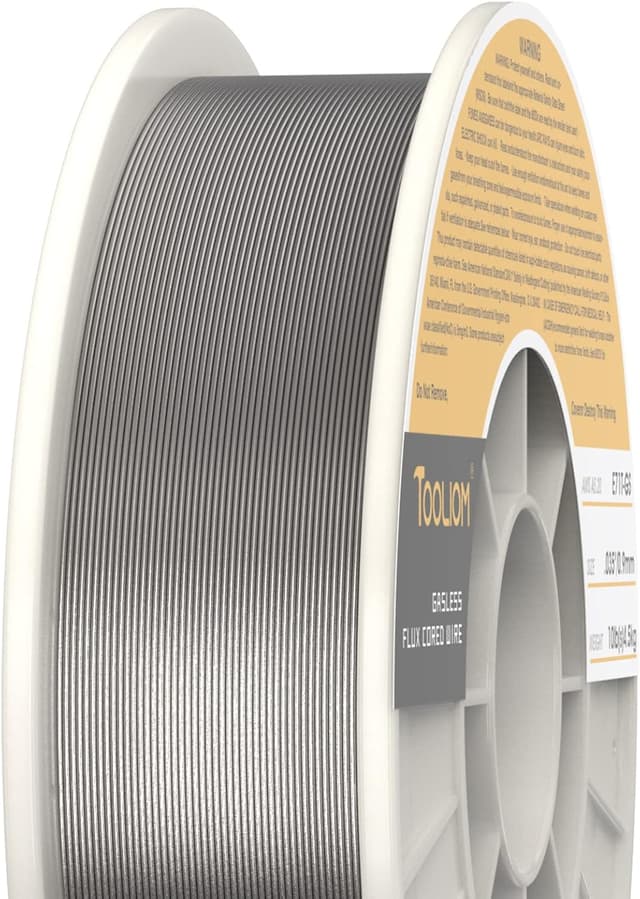 Detalle de TOOLIOM Flux Core Gasless MIG Wire E71T-GS .035" (10 lb spool) self-shielded carbon steel