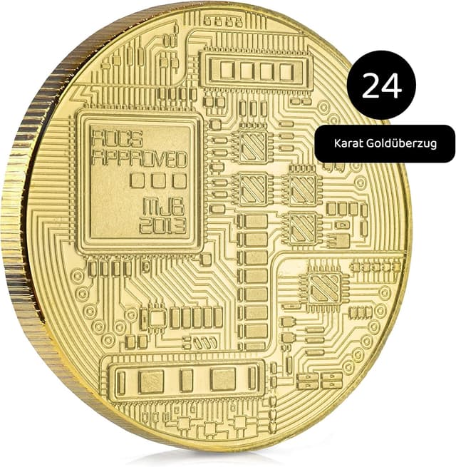 Thumbnail 2 de Satoshi Nakamoto Bitcoin Münze 2x