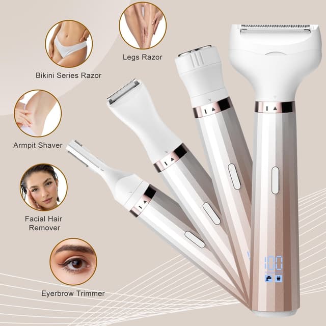 Detalle de UrbanLuxe Lady Shavers 4-in-1 Electric