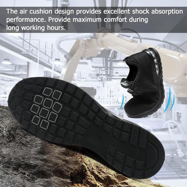 Thumbnail 5 de Lightweight Steel Toe Caps Trainers Safety Shoes