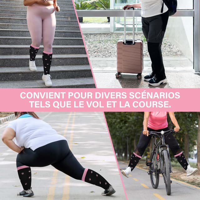 Thumbnail 6 de PUTUO Bas de Contention Grande Taille