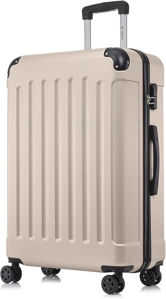 Imagen de YONSLY Trolley Koffer XL Elfenbeinweiß en OfertitasTOP