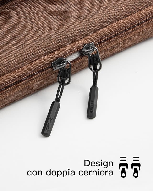 Detalle 2 de Inateck Custodia per laptop con protezione 360° per 13 pollici (compatibile con MacBook Air/Pro e Surface Pro da 12,3")