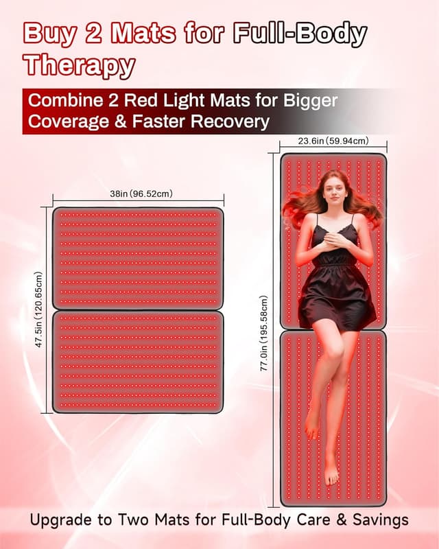 Thumbnail 4 de Kaoudt 2026 Red Light Therapy Mat 38" x 23.6