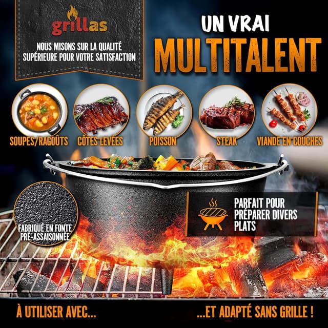 Thumbnail 1 de grillas® Dutch Oven Set Premium Série