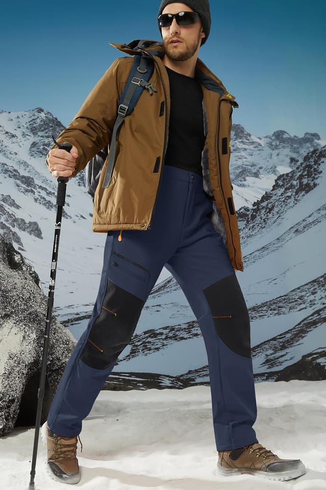 Detalle de TACVASEN hiking trousers, water-resistant fleece