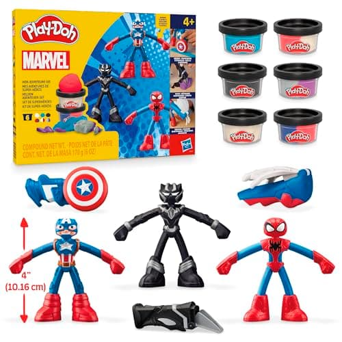 Imagen de Play‑Doh Marvel Set figuras superhéroes para 4 años en OfertitasTOP