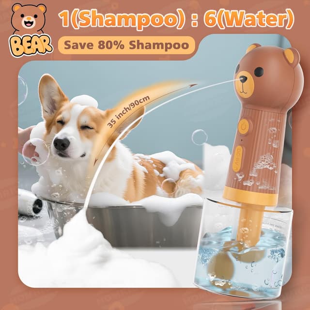 Detalle 2 de Dog Shampoo Foamer for Easy Bath Time